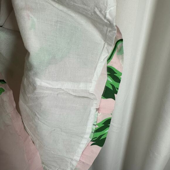 Dizzy Lizzie Cotton Fit & Flair Sleeveless‎ Dress XS Petal Pink Green Feminine - Picture 8 of 10